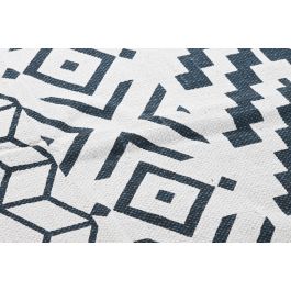 DKD Home Decor Alfombra Boho Negro Blanco Algodon Polyester 230 x 160 cm