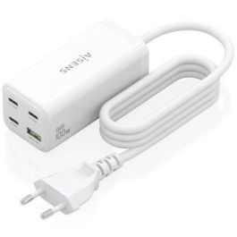 Aisens ASCH-100W4P053-W Cargador Sobremesa GaN 100W 4 Puertos (3xUSB-C PD3.0, 1xUSB-A QC3.0) Blanco Aisens ASCH-100W4P053-W Cargador Sobremesa GaN 100W 4 Puertos (3xUSB-C PD3.0, 1xUSB-A QC3.0) Blanco
