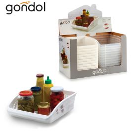 Organizador de Cocina Blanco Gondol 26x8.5x29 cm - Plástico (24 Unidades)