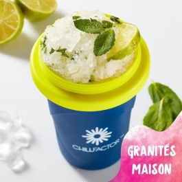 Chillfactor BAN3701405815172 Taza de Granizado con Pajita - Color Aleatorio Azul, Rosa o Verde