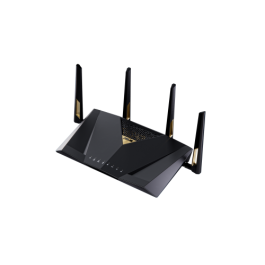 Asus 90IG08V0-MO3N0V Router Inalámbrico Wi-Fi 7 Doble Banda 10 Gigabit Ethernet Negro Gris 5764 Mbit/s
