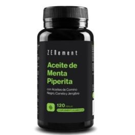 Aceite De Menta Piperita Con Comino Negro, Canela Jengibre 120 Caps. Precio: 20.5000004. SKU: B1FFV6YB63