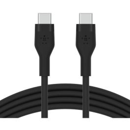 Belkin Cable USB-C a USB-C flexible, carga rápida 60W, 1m, negro