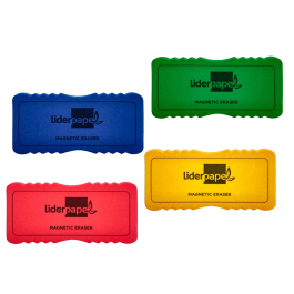 Liderpapel Borrador Magnético Pizarra Blanca Colores Surtidos 130x60 mm Precio: 3.50000002. SKU: B1G2JHENB3
