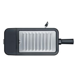 Graef ES402 Máquina de Espresso Semiautomática, 15 bar, 1.25 L, Acero Satinado y Negro, 1400 W