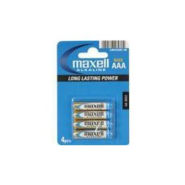 Maxell Pilas Alcalinas Lr-03 AAA, Paquete de 4, Baterías de Un Solo Uso Precio: 2.59000016. SKU: S0201240