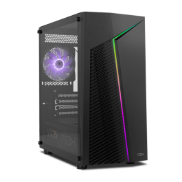NOX Infinity ZETA Mini Tower Negro - Caja PC Gaming con Panel ARGB, Ventana Cristal Templado y USB 3.0 (Compatible ITX/M-ATX) Precio: 43.49999973. SKU: B1FLPS2QCF