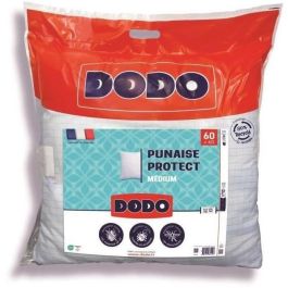 Almohada mediana DODO 60x60 cm - Protección antiinsectos y antiácaros - 550 gr - Blanco - Hecho en Francia Almohada mediana DODO 60x60 cm - Protección antiinsectos y antiácaros - 550 gr - Blanco - Hecho en Francia