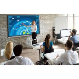 Optoma H1F0C0BBW101 Pizarra Interactiva 86" 4K UHD Pantalla Táctil Multi-touch Android 8.0 Negro