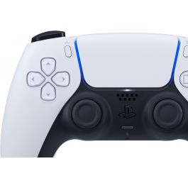 Sony 1000040184 Mando Inalámbrico DualSense PS5 Blanco con Retroalimentación Háptica, Gatillos Adaptables y Micrófono Integrado