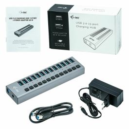 Hub USB i-Tec U3CHARGEHUB13 Gris 60 W Precio: 60.88999994. SKU: B1C59M6Y4T