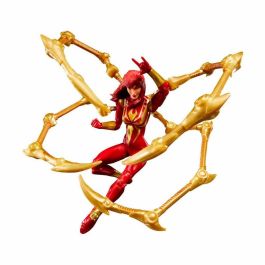 Figura Mary Jane Watson Iron Spider Magic The Gathering Spider-Man Marvel 15cm Articulada Hasbro con Carta Exclusiva