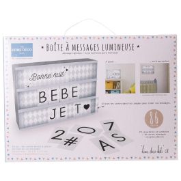 Home Deco Kids Caja Luminosa Mensajes Deco Kids 30x5,5x22 cm Precio: 8.79000023. SKU: B17W66Q8QB