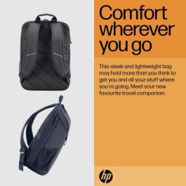 HP Mochila de Viaje para Portátil 15.6 pulgadas 18 Litros, Color Azul Noche. Diseño Espacioso y Elegante, Ideal para Viajes HP Mochila de Viaje para Portátil 15.6 pulgadas 18 Litros, Color Azul Noche. Diseño Espacioso y Elegante, Ideal para Viajes