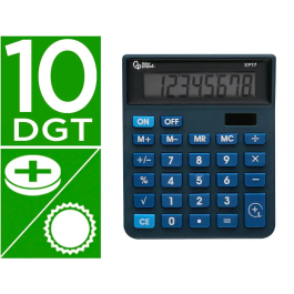 Liderpapel XF17 Calculadora de Sobremesa 8 Dígitos Solar y Pilas 127x105x24 mm Azul Precio: 7.49999987. SKU: B172ZTVGT2
