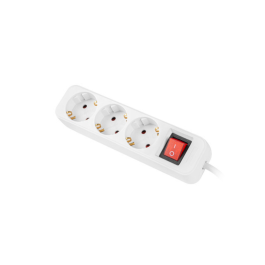 Lanberg PS1-03F-0150-W Regleta Base Múltiple 3 Salidas AC Tipo F 1.5m Blanco Interior 2500W 10A Precio: 8.49999953. SKU: S7815320