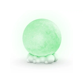 Wondee Altavoz Inalámbrico Lune Lumineuse 5W Batería Cable Luz Blanca Multicolor 180 Lm