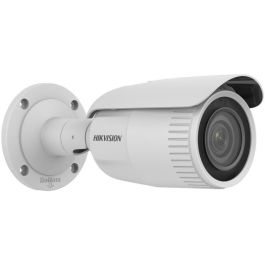 Hikvision Cámara IP bullet 4MP, lente varifocal 2.8-12mm, IR 50m, WDR, H.265+, IP67, PoE, micrófono, ranura SD