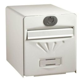 BURG WACHTER Buzón costero de acero galvanizado - Puerta trasera de cristal - Blanco Precio: 83.89000059. SKU: B1A5A32QPL