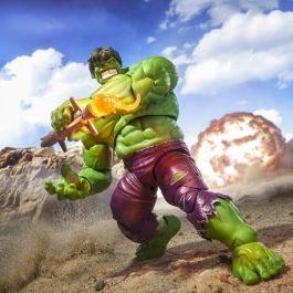 Hasbro Figura Marvel Legends Maximum Series Hulk Coleccionable 15cm Articulada con 11 Accesorios y Cabezas Intercambiables