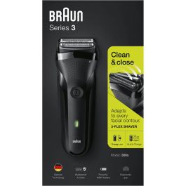 Braun Serie 3 300s Máquina de afeitar de láminas Negro 2 SensoFoil LED Batería recargable