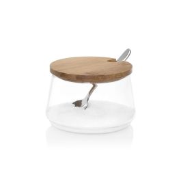 Andrea House Azucarero de Vidrio y Bambú con Cuchara Inox Ø 8,5 x 5,5 cm Precio: 10.58999986. SKU: B1BY5TYRQ2