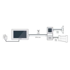 Videoportero THOMSON color 2 hilos pantalla 7" control dual Tili Videoportero THOMSON color 2 hilos pantalla 7" control dual Tili