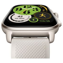 Amazfit Cheetah Square Smartwatch Reloj Inteligente - Pantalla AMOLED 1.75", GPS, Batería 8 Días, 37g, Resistencia Agua 5 ATM, Champagne