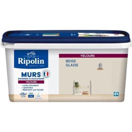 Pintura decorativa para paredes, carpintería y radiadores - RIPOLIN - 441606 - Beige arcilla - Terciopelo - 2,5 L Precio: 70.50000023. SKU: B147PQ66R7