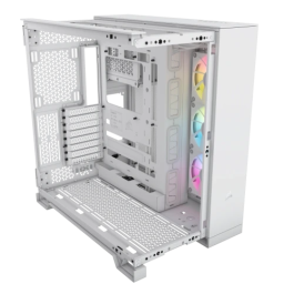 Corsair iCUE LINK 6500X RGB Midi Torre PC Blanco - CC-9011270-WW, Compatible con Radiadores 120-360mm, ATX