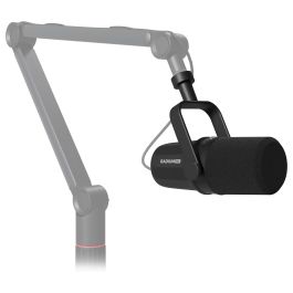 Genesis Gaming RADIUM 750D Micrófono para PC con Conector USB/XLR, Cardioide, 24-bit / 96 kHz, Negro