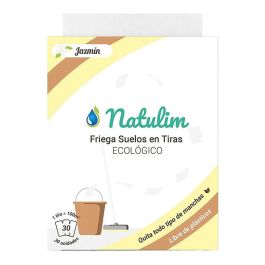 Natulim Fregasuelos Ecológico Jazmín Tiras 30 Uds - Para Todas las Superficies, Secado Rápido, Apto para Animales