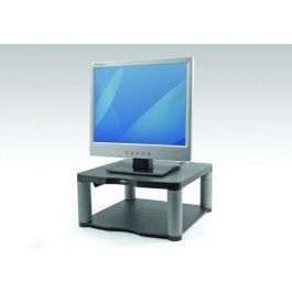 Fellowes 9169401 Soporte Elevador Monitor Premium Grafito - Soporta hasta 36 Kg, Ajustable, para Pantallas hasta 21"