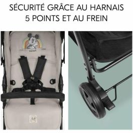 HAUCK HAU4007923171677 Cochecito Sport Plegable y Reclinable con Capota 4 Ruedas Diseño Mickey y Minnie