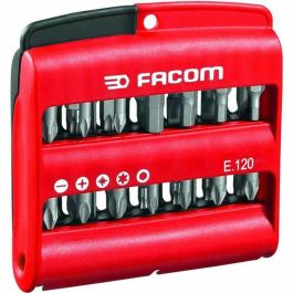 Facom Estuche de 28 Puntas de Atornillar + Porta Puntas. Kit de Puntas Fente, Pozidriv, Phillips, Torx y Hexagonal. Compacto y Resistente. Precio: 63.69000044. SKU: B1G9TQB6FQ