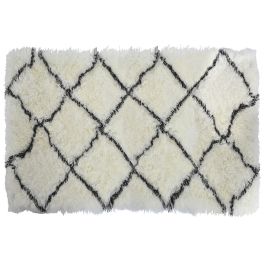 Alfombra DKD Home Decor 160 x 230 x 5 cm Poliéster Blanco Rombos Precio: 148.50000033. SKU: S3045030