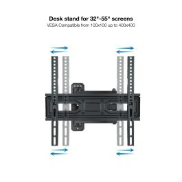 TOOQ SOPORTE PARED PANTALLAS 32-55" GIRA/INCLI NEGRO
