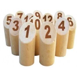 Tactic Molkky Bowling Game Versión de Lujo - Juego de Habilidad y Puntería para Exterior con 12 Bolos Numerados Familiar Mixto +7 años Tactic Molkky Bowling Game Versión de Lujo - Juego de Habilidad y Puntería para Exterior con 12 Bolos Numerados Familiar Mixto +7 años