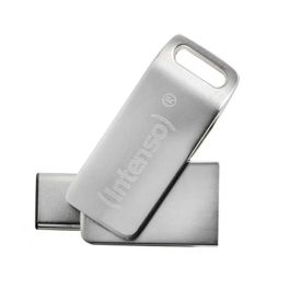 Intenso Lápiz USB 128GB USB 3.2 Gen 1 Dual USB-A y USB-C 70 MB/s para PC y Móviles Metálico