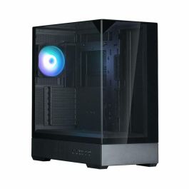 Zalman P40 Prism Black Midi Tower PC Negra para ATX/Micro ATX/Mini-ITX con ventana lateral y bahías 2.5/3.5"