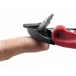 Facom Estuche de Puntas de Atornillar 10 Bits Surtidos Fente, Pozidriv y Phillips con Porta Puntas. Compacto y Resistente a Impactos