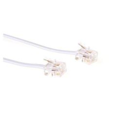 MicroConnect Cable Modular RJ11 6P/4C 1m MPK181W para Teléfono y Módem Precio: 1.90000008. SKU: B1HDGM4KWN