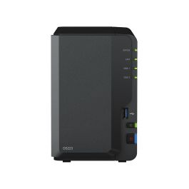 Synology DS223 NAS DiskStation, 2 Bahías 3.5"/2.5", 2GB DDR4, Torre. Nube privada y gestión de datos para usuarios domésticos y pymes.