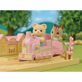Sylvanian Families 5320 Tren Tchou-Tchou con Oso Bebé - Juego de Guardería y Jardín de Infantes