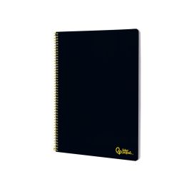 Liderpapel Cuaderno Espiral Smart Din A4 Tapa Blanda 80 Hojas 75g Rayado Horizontal con Margen Negro Liderpapel Cuaderno Espiral Smart Din A4 Tapa Blanda 80 Hojas 75g Rayado Horizontal con Margen Negro