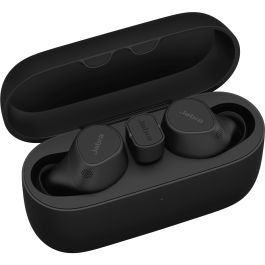 Jabra Evolve2 Buds USB-C UC Auriculares True Wireless Stereo (TWS) para Llamadas/Música, Negros con Carga Inalámbrica