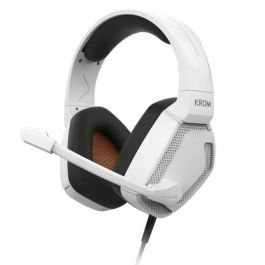 Krom NXKROMKOPAPROWH Auriculares Gaming Kopa Pro con Micrófono, Jack 3.5mm, Blancos, Compatible PC, PS5, PS4, Switch, Smartphones, Tablets Precio: 21.88999989. SKU: B12CK3ZFTM