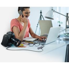 D-Link DUB-2335 Hub USB-C 6-en-1 con HDMI 4K UHD, 3 puertos USB 3.2, Gigabit Ethernet y Suministro de Energía USB 3.0