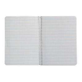 Liderpapel Cuaderno Espiral A5 Tapa Dura 80 Hojas Cuadro Pautado 3mm Color Naranja