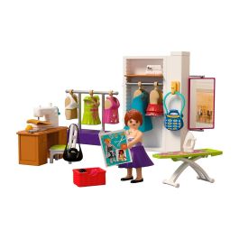 PLAYMOBIL Diseñadora De Moda 72082 - Set de Juego de Creatividad y Moda para Niños +4 Años